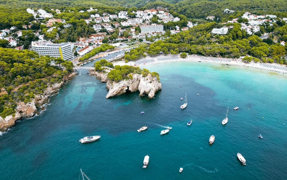 Menší ostrov Menorca